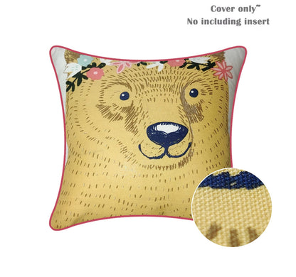 Printed Cushion Covers 12"x12" (Pack of 2)