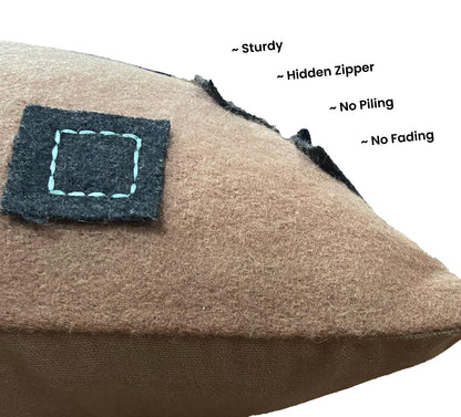 Dark Beige Cushion Cover 16"x16"