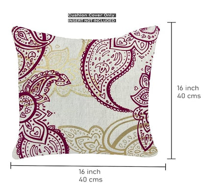 White Multi Cushion Cover 16"x16"