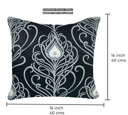 Black Cushion Cover 16"x16"