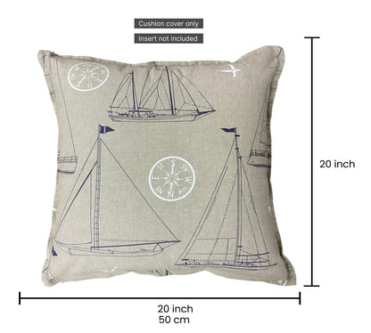 Dark Beige Cushion Cover 20"x20"