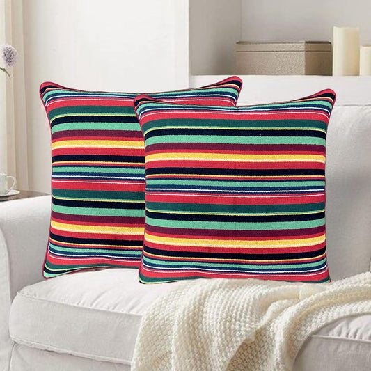 Red Cushion Cover - 26"x26" (Pack of 2)