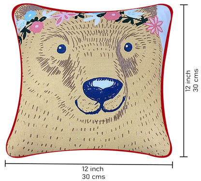 Printed Cushion Covers 12"x12" (Pack of 2)