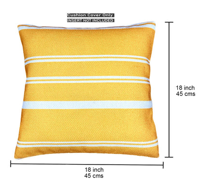Yellow Cushion Cover 18"x18" (Pack of 2)