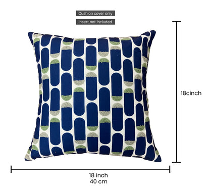 Blue Cushion Cover 18"x18"