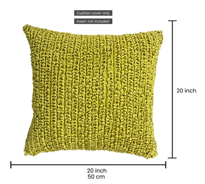 Lemon Green Cushion Cover 20"x20"