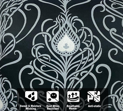 Black Cushion Cover 16"x16"