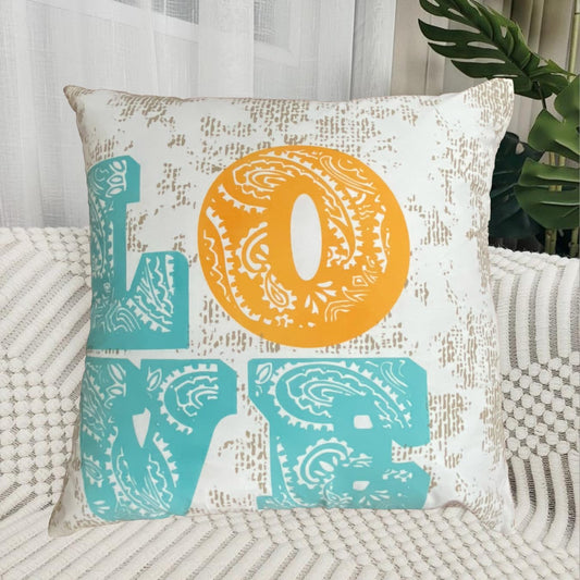 Cream Multi Cushion Cover 16"x16"