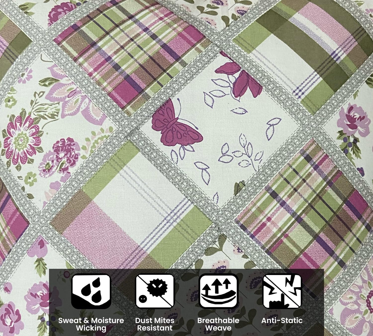 White Multi Cushion Cover 20"x20"