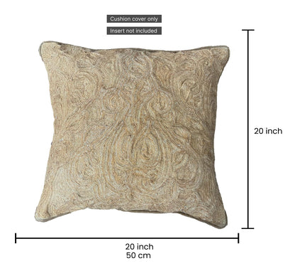 Golden Cushion Cover 20"x20"