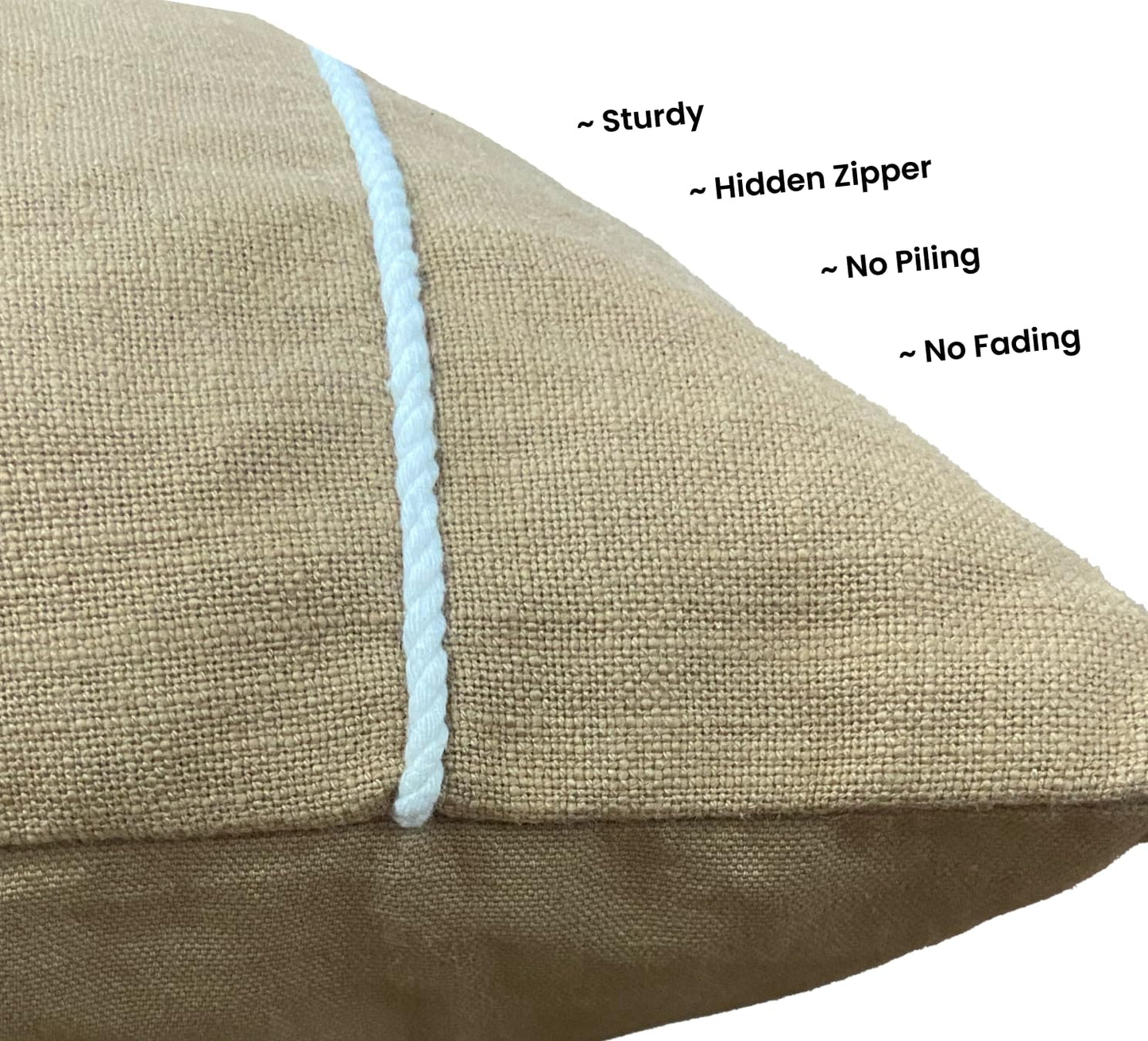 Dusty Beige Cushion Cover 20"x20"