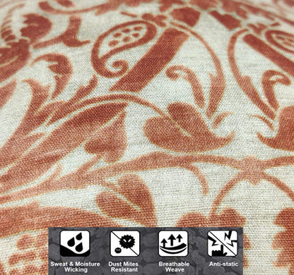 Rust Red Cushion Cover 12"x12"
