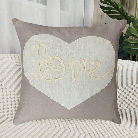 Beige Cushion Cover 16"x16"
