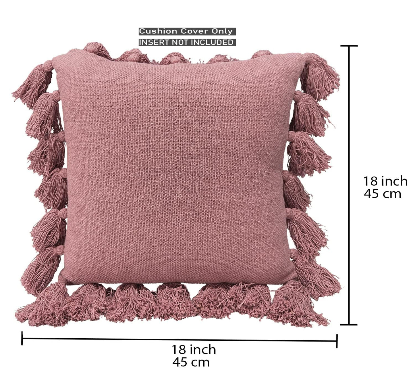 Wine Cushion Cover 18"x18" (Pack of 2)