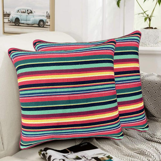Red Cushion Cover 22"x22" (Pack of 2)