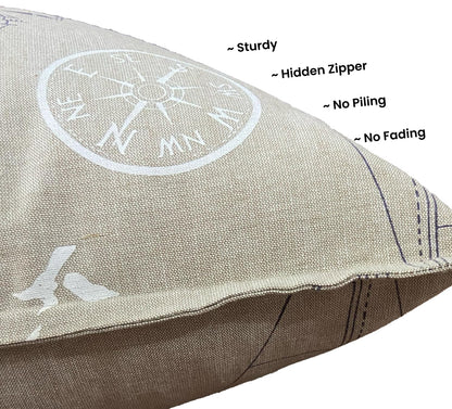 Dark Beige Cushion Cover 20"x20"