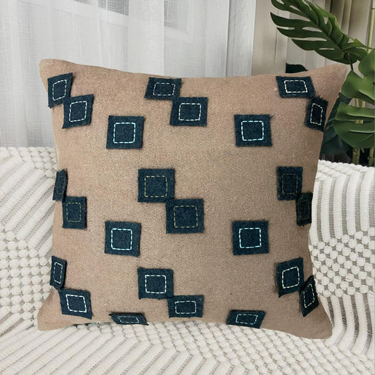 Dark Beige Cushion Cover 16"x16"