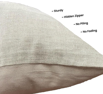 Dark Beige Cushion Cover 18"x18"