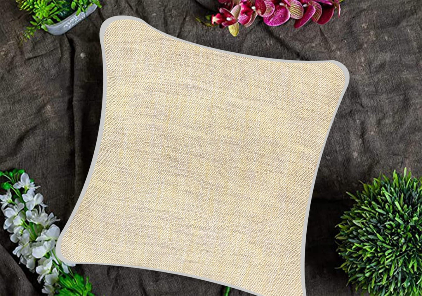 Corn Yellow Cushion Cover 22"x22"