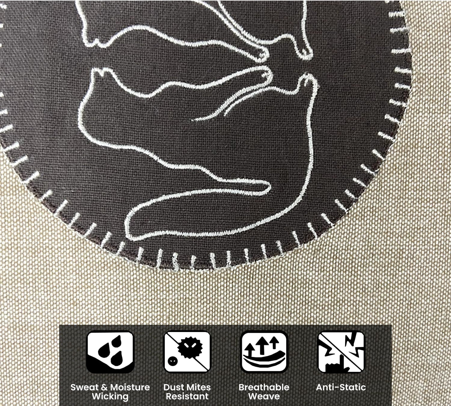 Dark Beige Cushion Cover 16"x16"