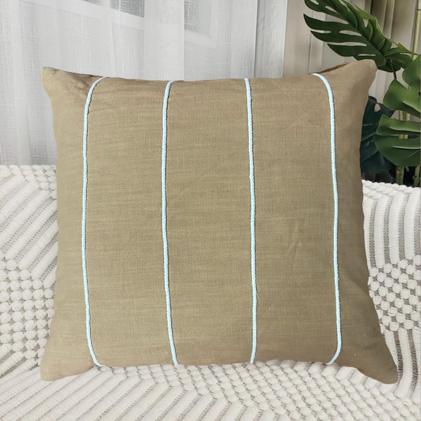 Dusty Beige Cushion Cover 20"x20"