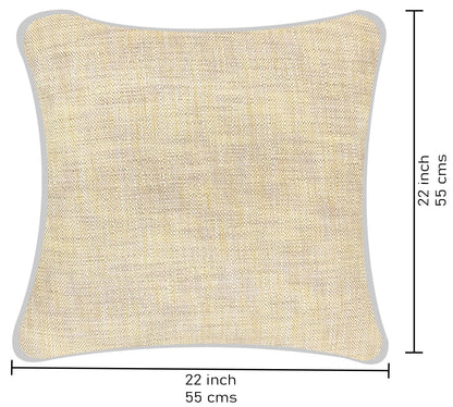 Corn Yellow Cushion Cover 22"x22"