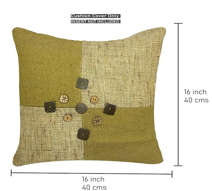 Green Cushion Cover 16"x16"