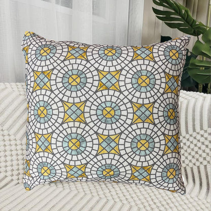 Yellow Multi Cushion Cover 18"x18"