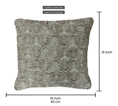 Grey Cushion Cover 16"x16"