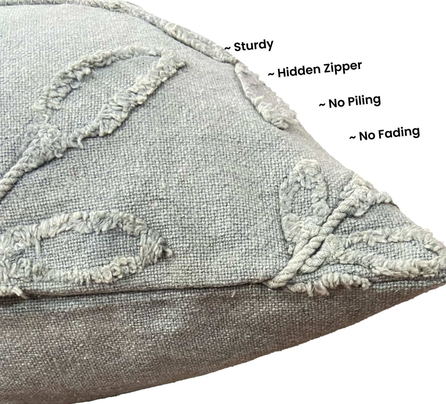 Grey Cushion Cover 20"x20"