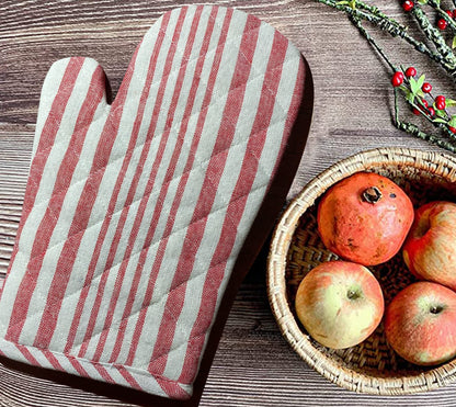 Quilted Oven Glove Set - 6X11 Inches (Pack of 2)