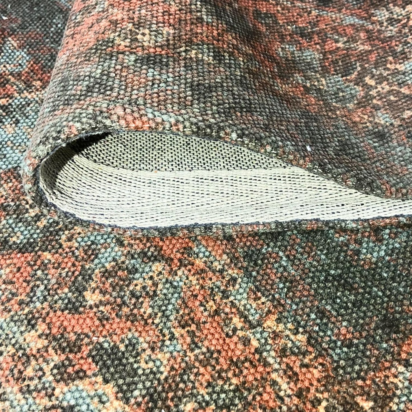 Green Multi Floor Rug