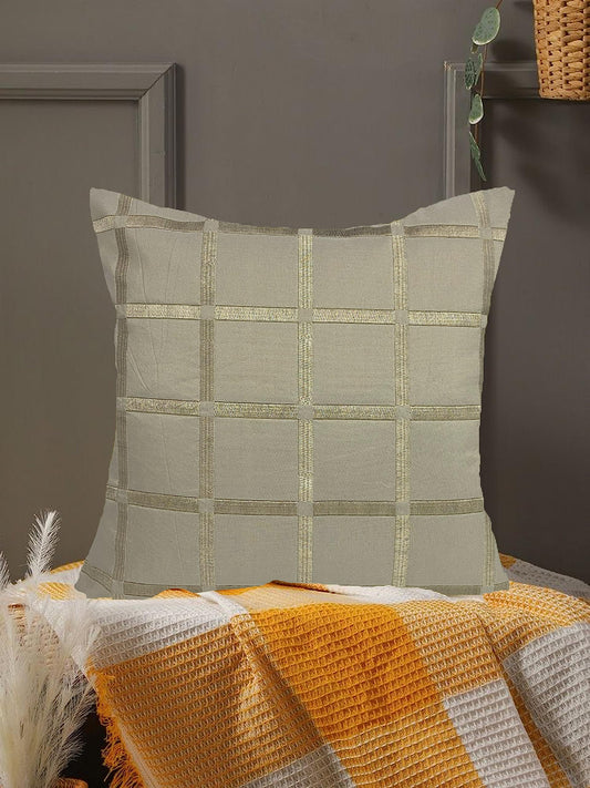 Dark Beige Cushion Cover 16"x16"