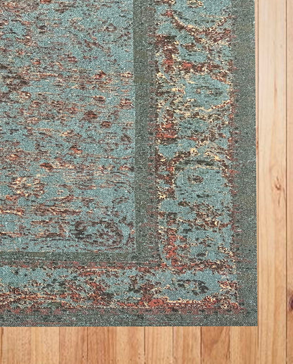 Green Multi Floor Rug