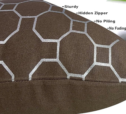Brown Cushion Cover 16"x16"
