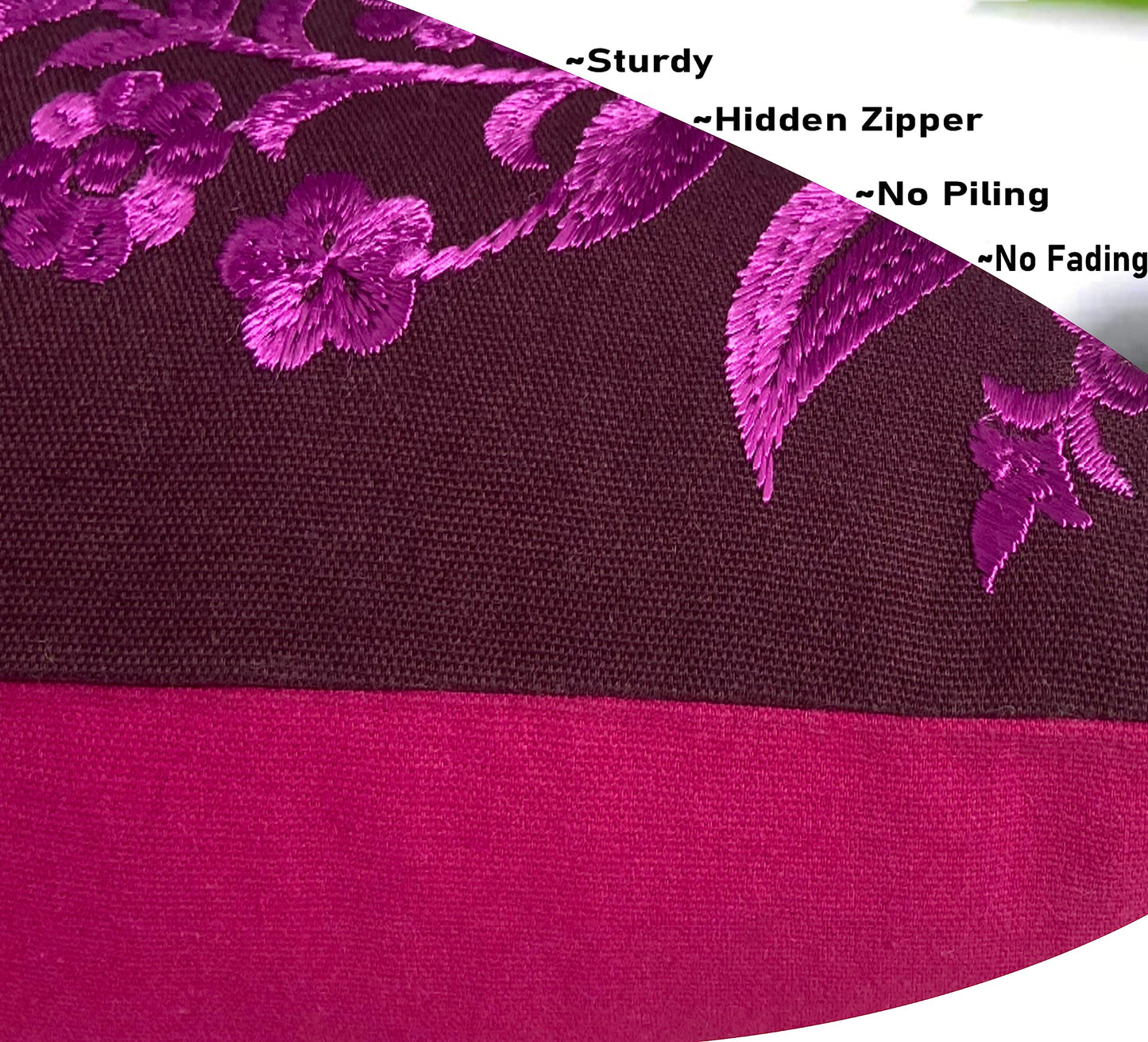 Neon Pink Cushion Cover 16"x16"