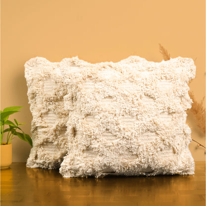 Jasmine Cream Cushion Cover 18"x18"