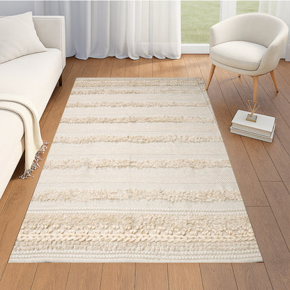 Cream & Daisy White Floor Rug