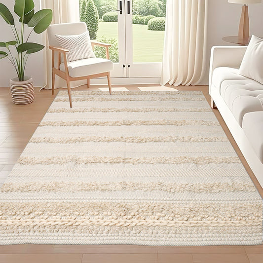 Vintage Cream & Beige Floor Carpet